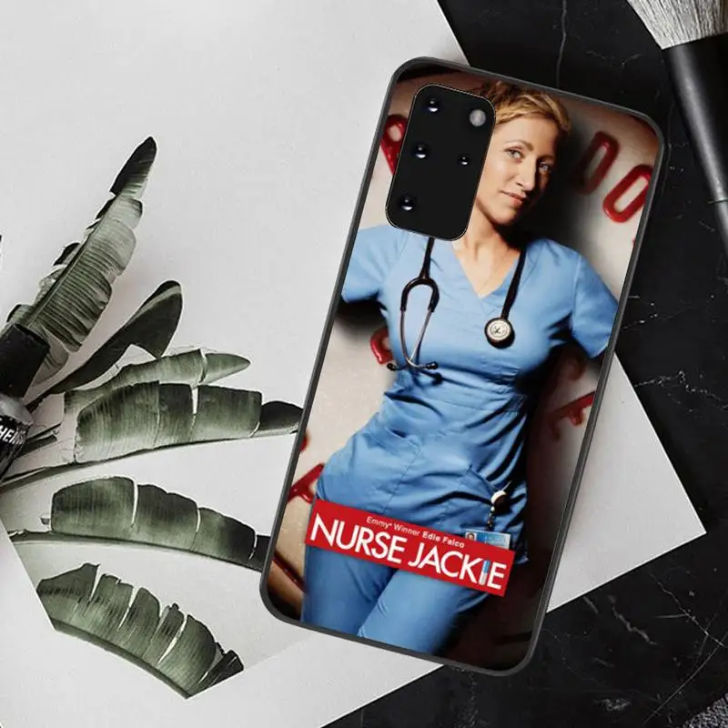 

NBDRUICAI Edie Falco DIY Painted Bling Phone Case for Samsung S20 plus Ultra S6 S7 edge S8 S9 plus S10 5G