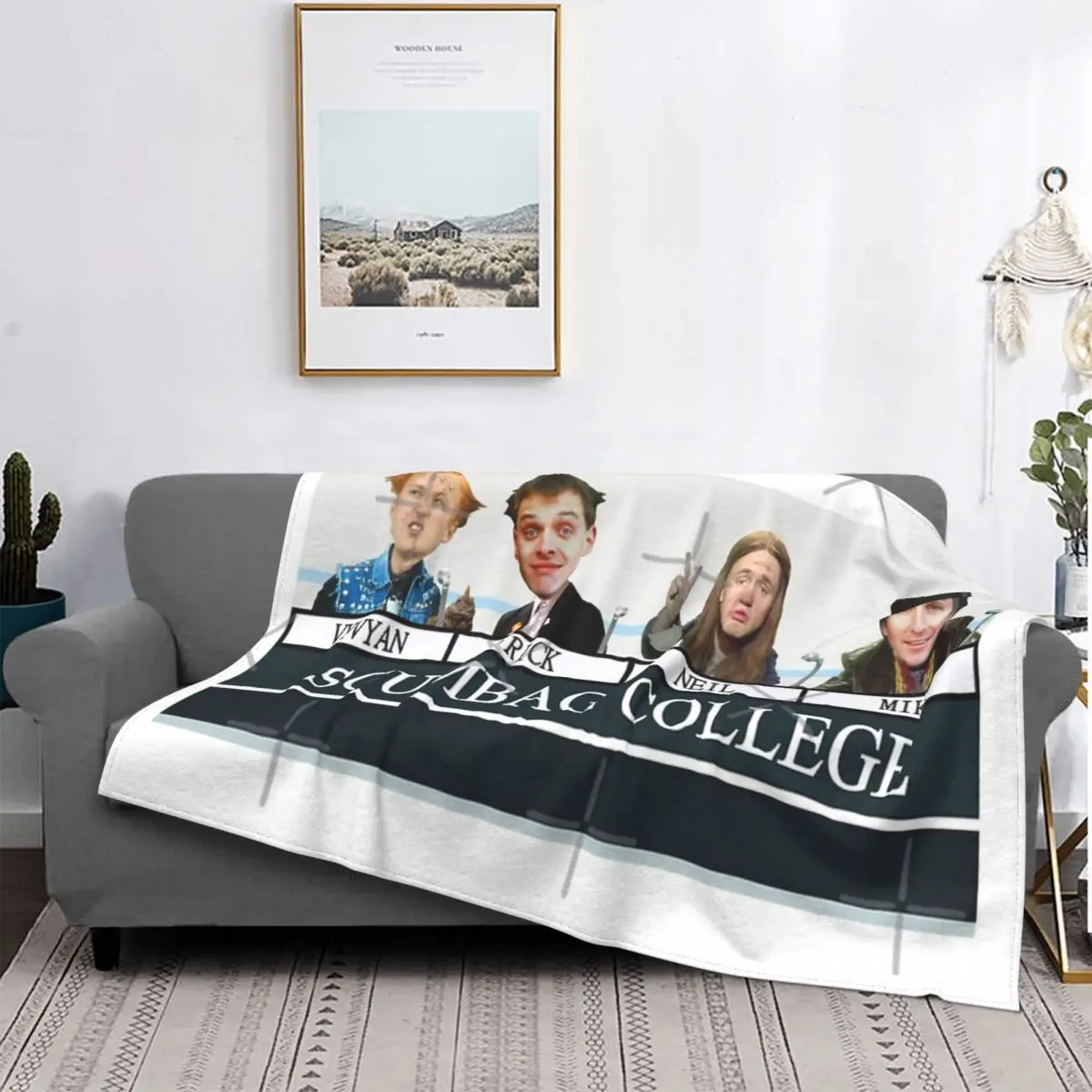 

Manta a cuadros de The Young Ones, cubrecama universitario, alfombra a cuadros, toalla de playa, Picnic, toalla de playa de lujo