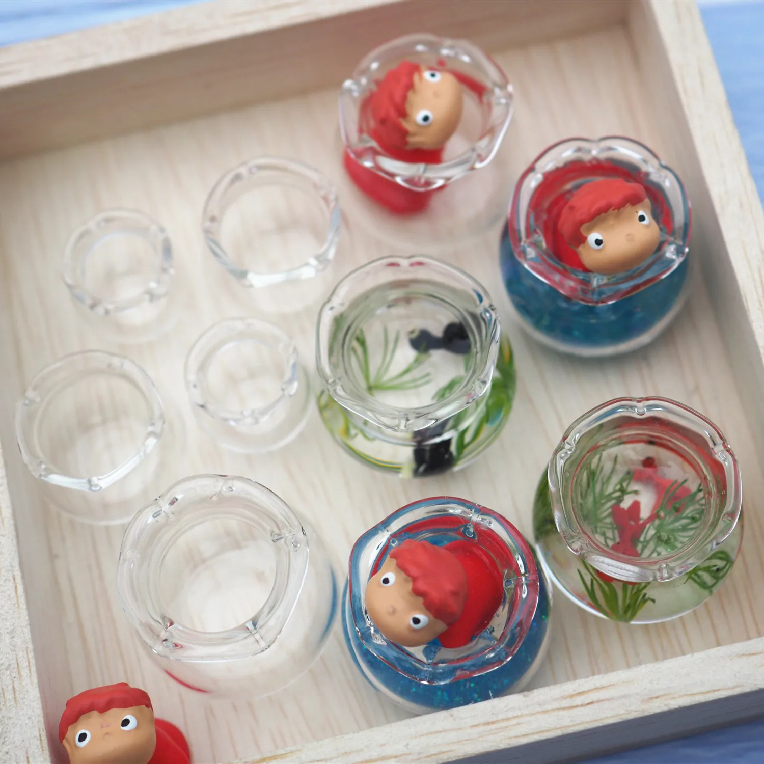 5 шт. прозрачные подвески для аквариума из смолы|Ювелирная фурнитура и