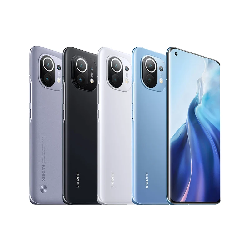 Najtaniej Globalny ROM Xiaomi Mi 11 Smartphone 128GB / 256GB Snapdragon 888 Octa Core 55W Szybkie ładowanie 120Hz AMOLED Display