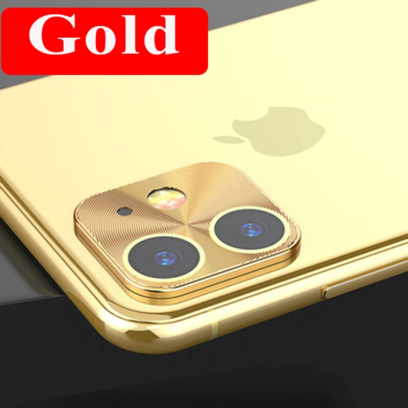 Защита для объектива камеры кольцо на iPhone 11 Pro закаленное стекло для iPhone 11Pro MAX телефон металлический сплав Телефон задняя защита