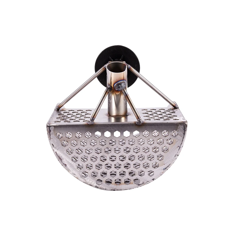 

Sand Scoop for Metal Detecting, Stainless Steel with Hexahedron 7Mm Holes for Beach Treasure Hunting Plastic Handle