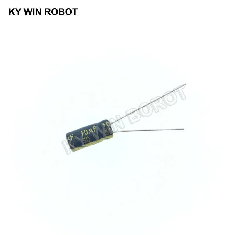 50 шт./лот 10 мкФ 50V 10mf 105C 5x11mm Алюминиевый электролитический конденсатор 50V10UF