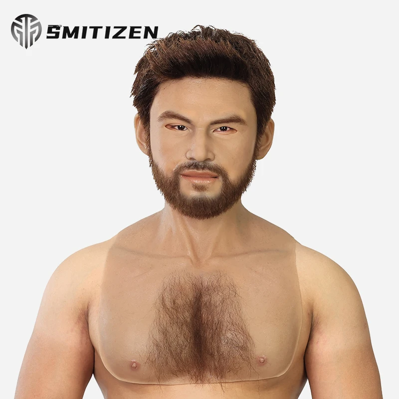 Силиконовая Реалистичная маска Тора Smitizen с волосами искусственные Мужские маски