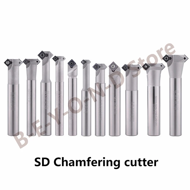 

BEYOND SD Chamfering Cutter Holder 45 degrees 90 degree Face Milling Arbor C12 C16 C20 Chamfering Tool Bar
