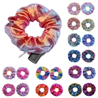 1pc dance hair circle headband personality exaggerated shimmering elastic color bubble sports party