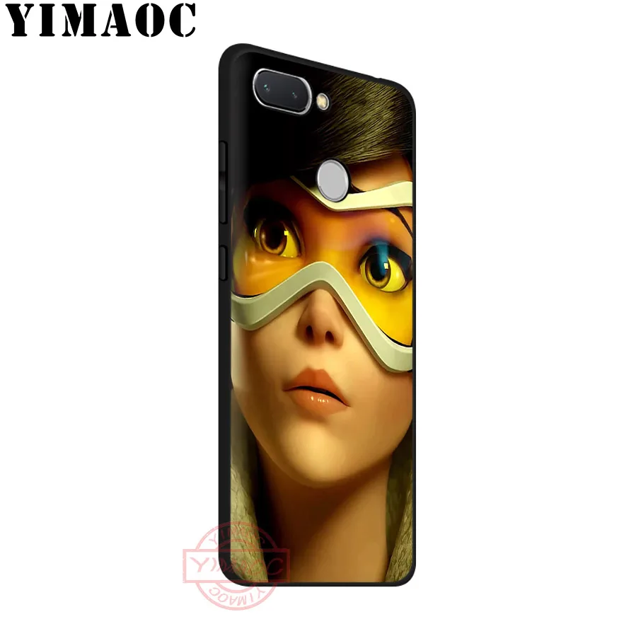 YIMAOC Overwatch Tracer 76 Pharah OW Гэндзи Мягкий силиконовый чехол для телефона Redmi Note 8 7 6 5 K20 Pro