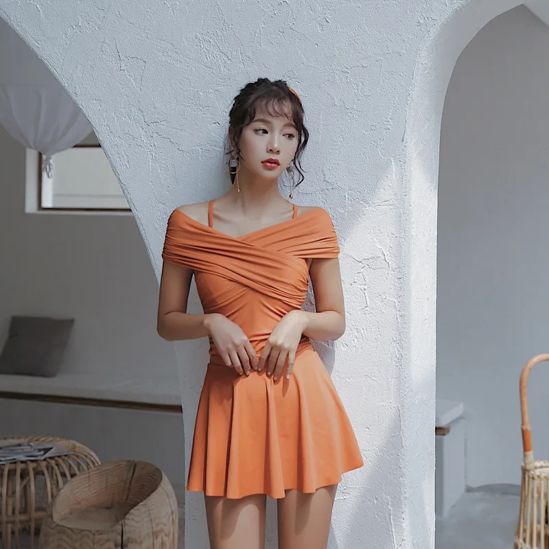 Новинка 2019 Женские однотонные комплекты бикини из двух предметов купальный