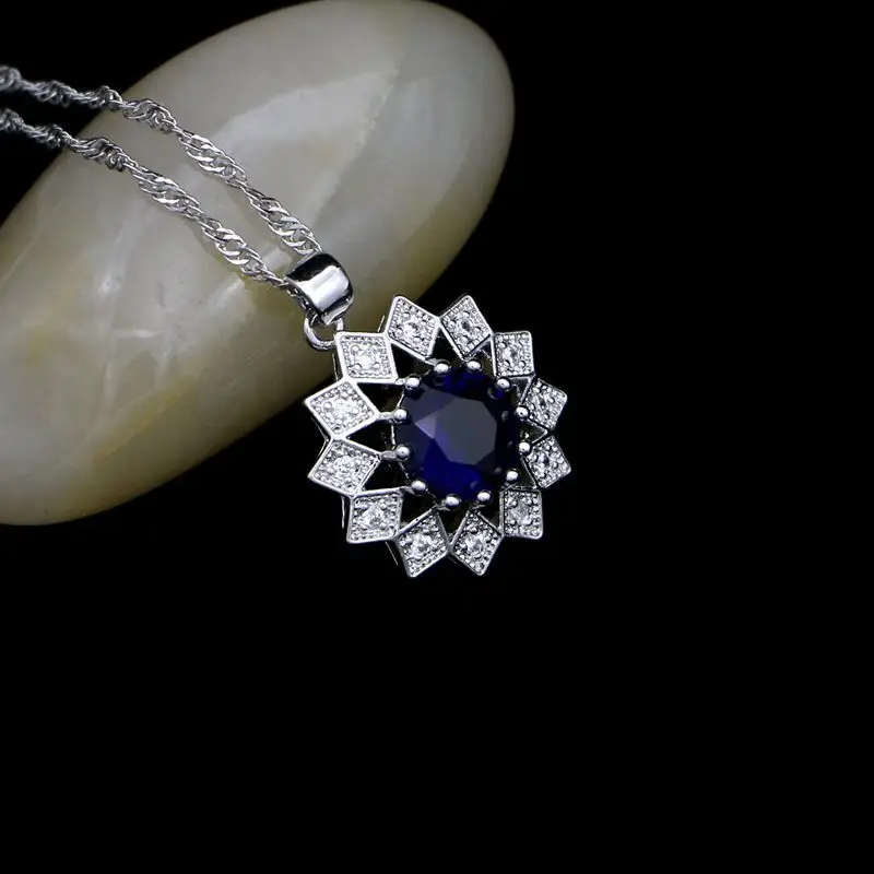 Комплект из колье и серёг с фианитом|Ювелирные наборы| |