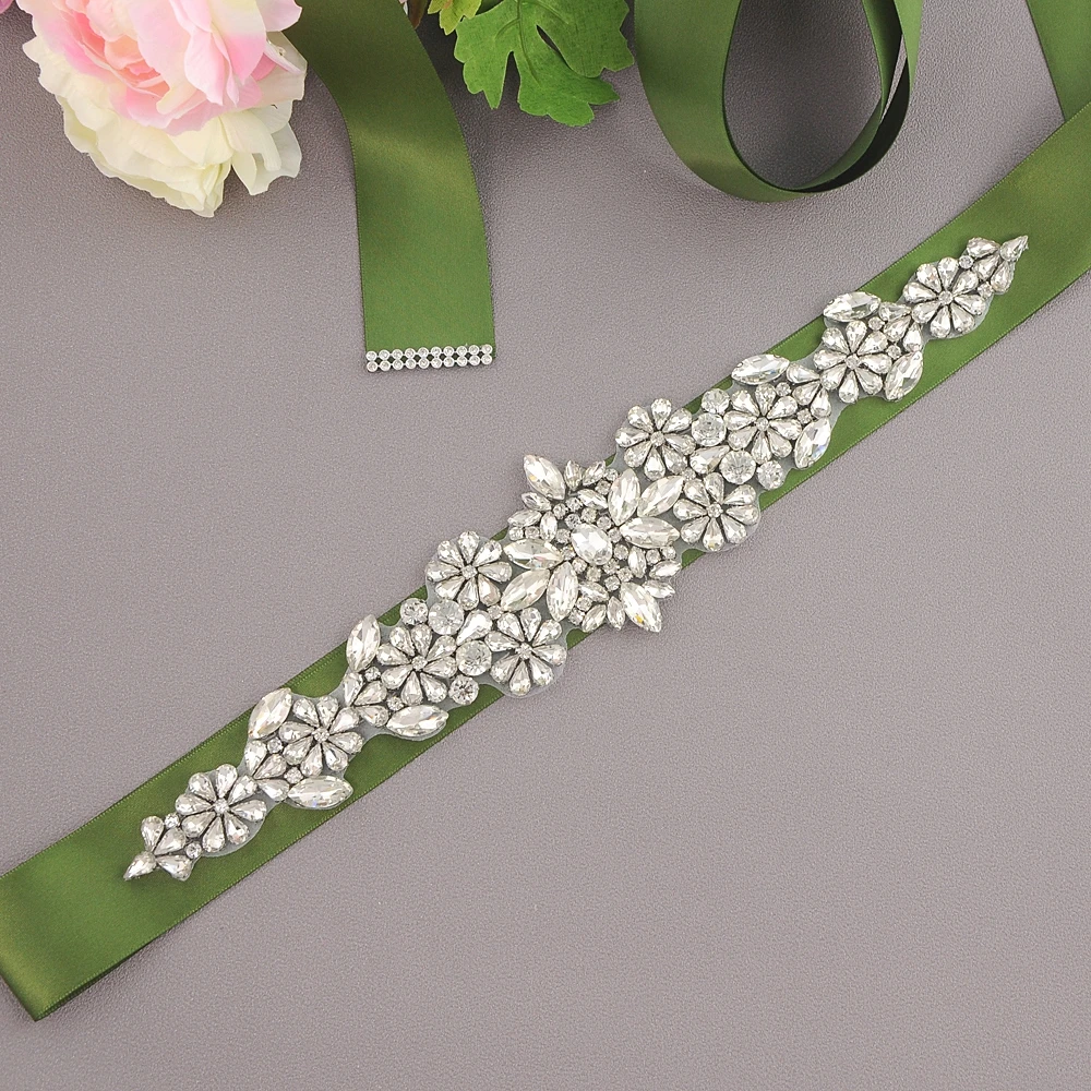 Свадебные аксессуары искусственный бриллиантовый пояс для свадебных платьев