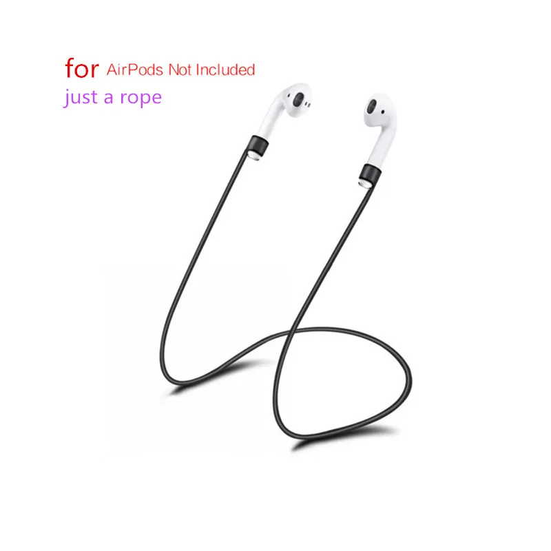 For Airpods Strap Цветной прочный силиконовый чехол для AirPods, защитный чехол для Apple Airpod, зарядный чехол, новинка, Прямая поставка - Цвет: For Airpods Strap