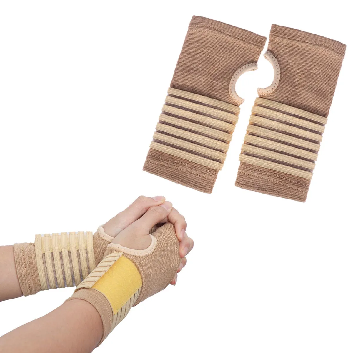 2 шт./компл. защита для запястья высокое качество эластичное полиэфирное волокно