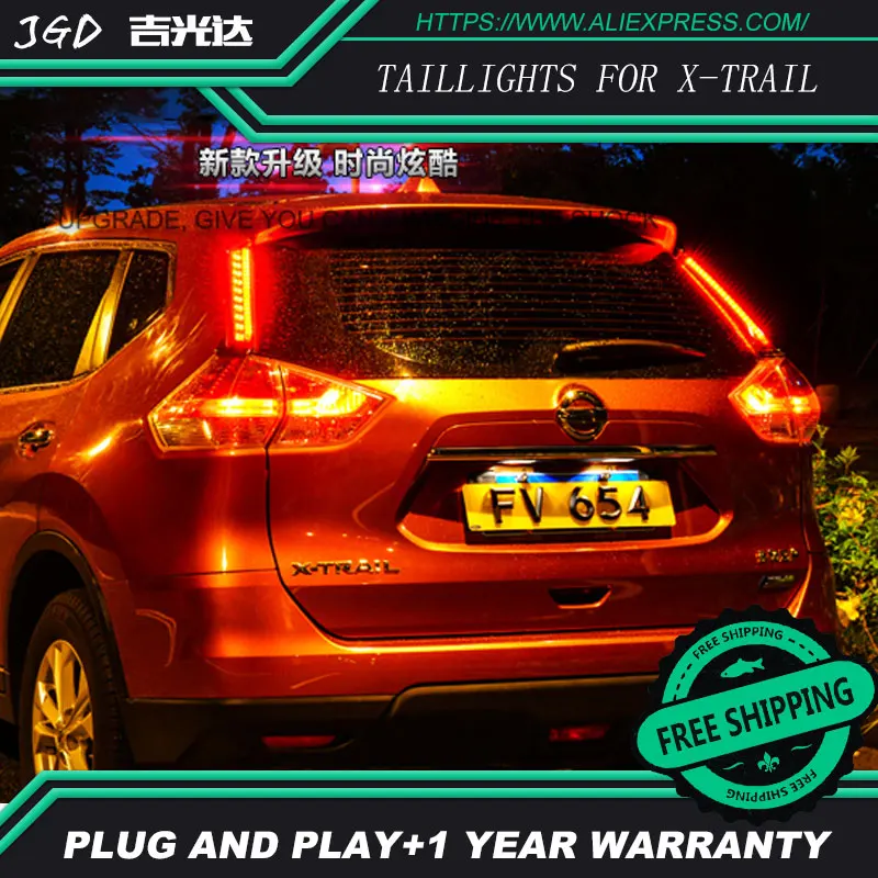 Задние фонари светодиодный Nissan X Trail 2014 2015 2016|light for|tail lightled tail lamp |
