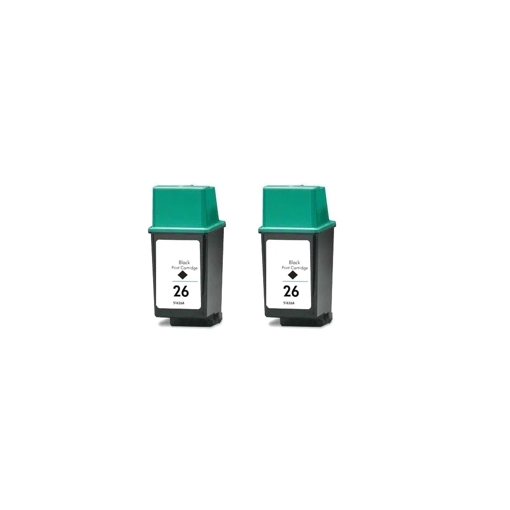 1 Картридж с черными чернилами совместимый заменой для HP26 26 51626A DeskJet