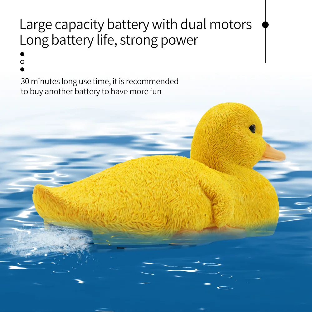 

Flytec V203 RC 2.4Ghz Electric RC Boat Toy Interesting Duck Head Toys Teenager Model Toys Ship for Kids