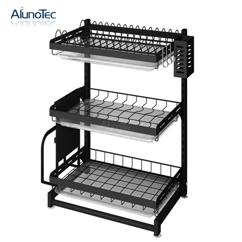 Кухонный держатель для миски сушильный органайзер полка хранения