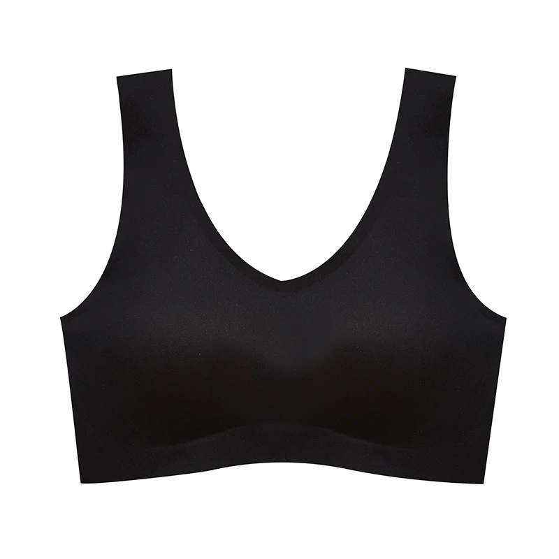 

Sports Bras For Women Push Up Wireless Deep V Thin Nylon Padded Sleepwears Gym Workout Yoga Bralette Underwear Dletic Sportswear