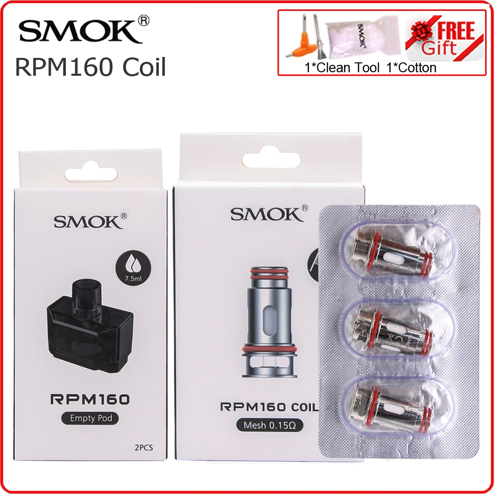 Оригинальная электронная сигарета SMOK RPM160 Нагреватель 160 оборотов в минуту
