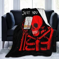 date night ultra soft micro fleece blanket couch for adults or kids