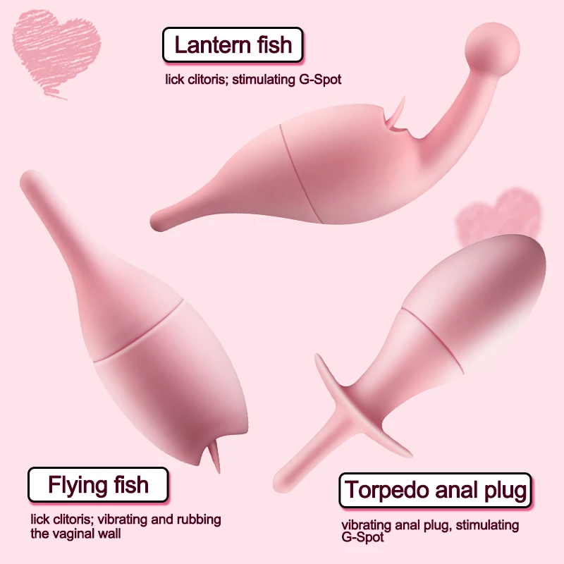 GUIMI 3 шт. язык лизание вибратор 10 Скорость Стимулятор клитора соска G Spot оральный