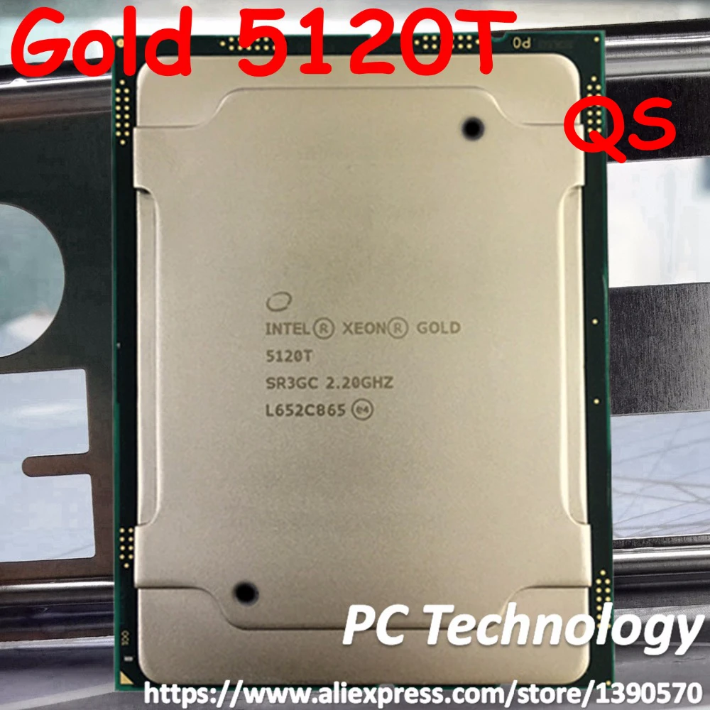 

Оригинальный процессор Intel Xeon Gold 5120T QS Gold5120T, 19,25 Мб кэш-памяти, 2,20 ГГц, 14 ядер, 105 Вт, процессор LGA3647, бесплатная доставка