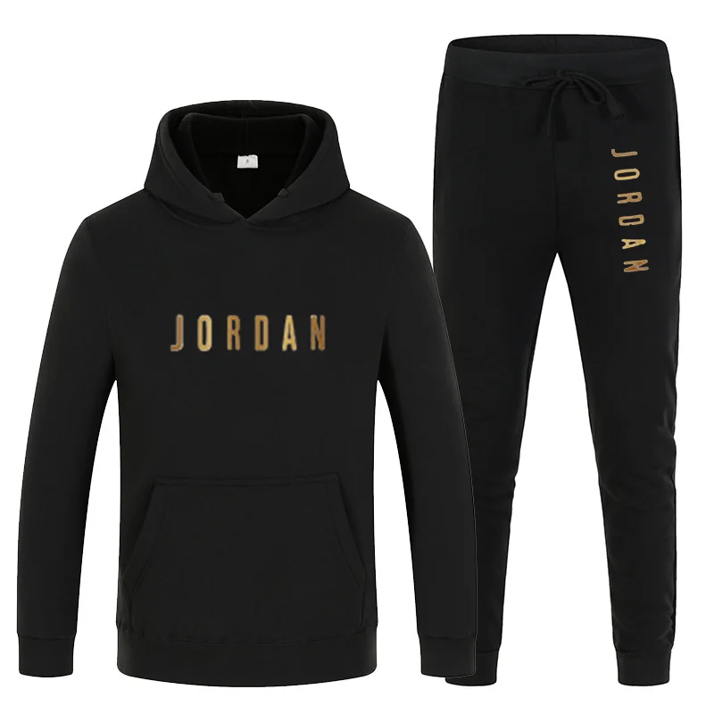

New Men's Suit Sportswear Pullover Sweater Hoodie + Sweatpants Jogging Men's Pullover Sportswear Men