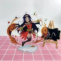 sword art online keychain acrylic stand model toys anime asuna kirito action stand figure decorations diy handmade jewelry