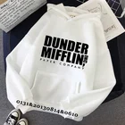 Новинка 2021, Офисная толстовка, флисовая толстовка с капюшоном Dunder Mifflin, толстовка унисекс с круглым вырезом, Женская толстовка