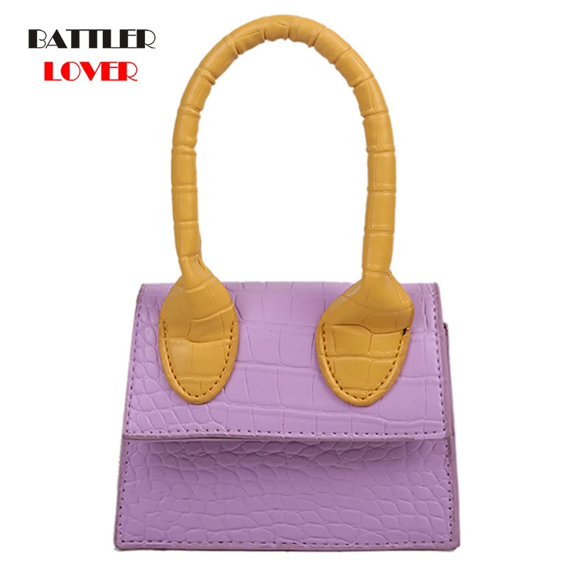 

Mini Small Square Bag For Women 2021 Fashion High Quality Leather Crocodile Pattern Handbag Female Chain Shoulder Messenger Flap