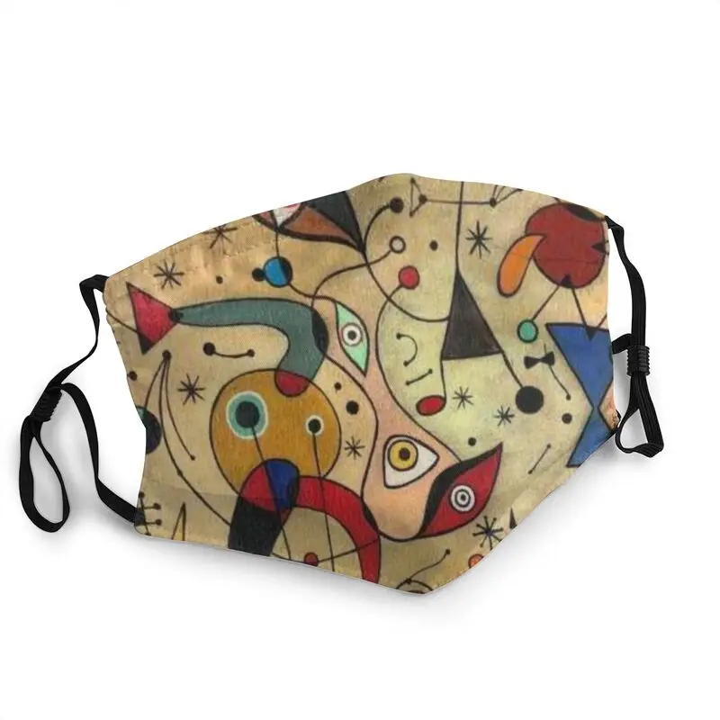 

Joan Miro Абстрактная живопись-одноразовая маска для лица Для мужчин Для женщин Для мужчин живопись маска против пыли Защитная крышка респират...