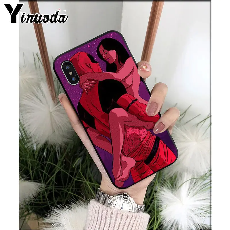Yinuoda сексуальное горячее бикини для девочек Twerk It TPU Мягкий силиконовый черный чехол для iPhone X XS MAX 6 6S 7 7plus 8 8Plus 5 5S XR