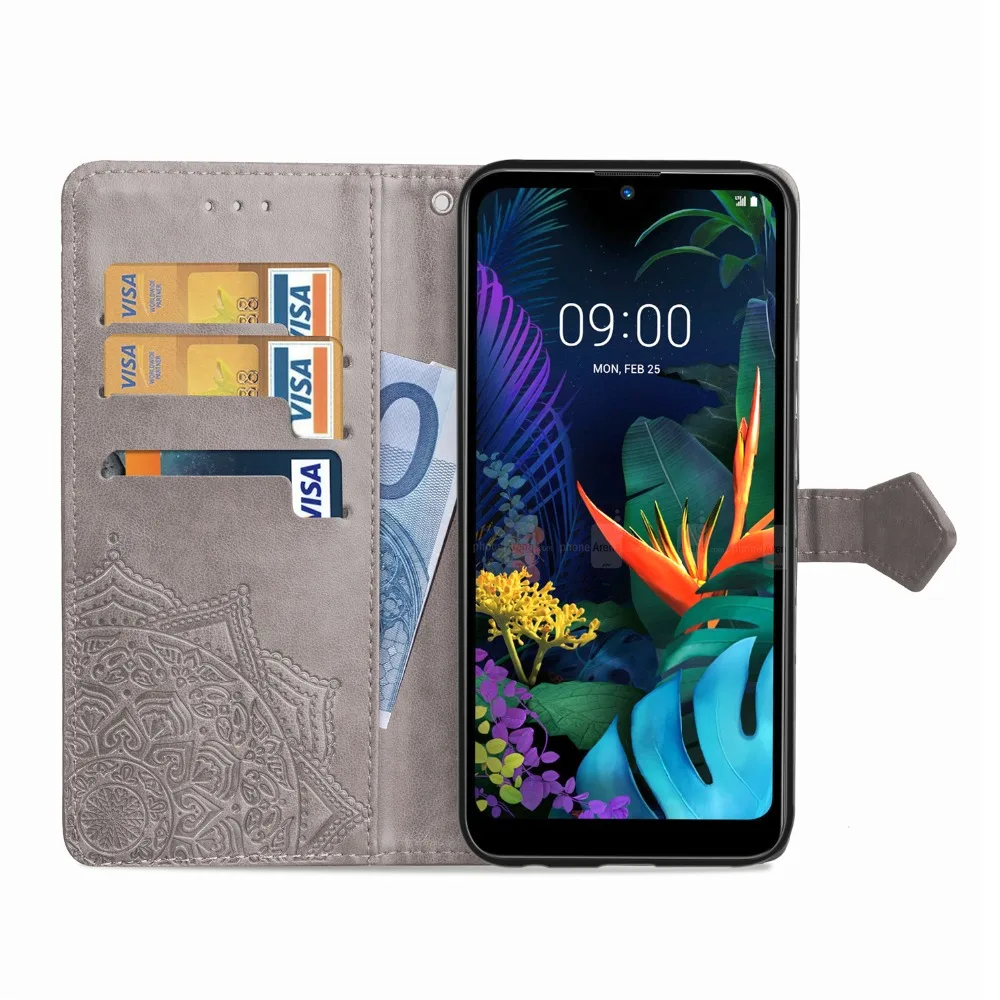 Роскошный чехол-книжка из искусственной кожи для LG LV3 LV5 LV7 K11 K30 K40 K50 Q60 LG Stylo 4 Stylo 5 Q Stylo
