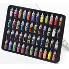 48 бутылок DIY художественные талисманы для ногтей украшения Поставки слаймов набор 3D Блестящий Порошок конфетти акриловый дизайн аксессуары для лица