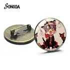 Милая брошь в виде иконы Ханако-Куна, значки аниме, декоративные металлические булавки в виде кабошона