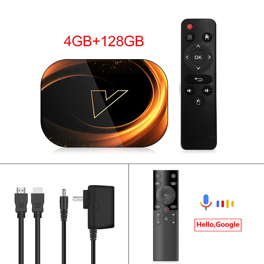 ТВ-приставка Vontar Amlogic S905X3 Android 9,0 X3 4 Гб ОЗУ 64 Гб ПЗУ 32 Гб 128 ГБ смарт-приставка 8K 1000 м двойной Wifi Netflix Youtube - Цвет: 4GB128GB H17