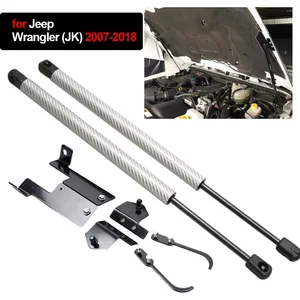Для Jeep Wrangler (JK) 2007-2018 2x передний капот, капот, модифицированные газовые стойки из углеродного волокна, амортизатор подъема