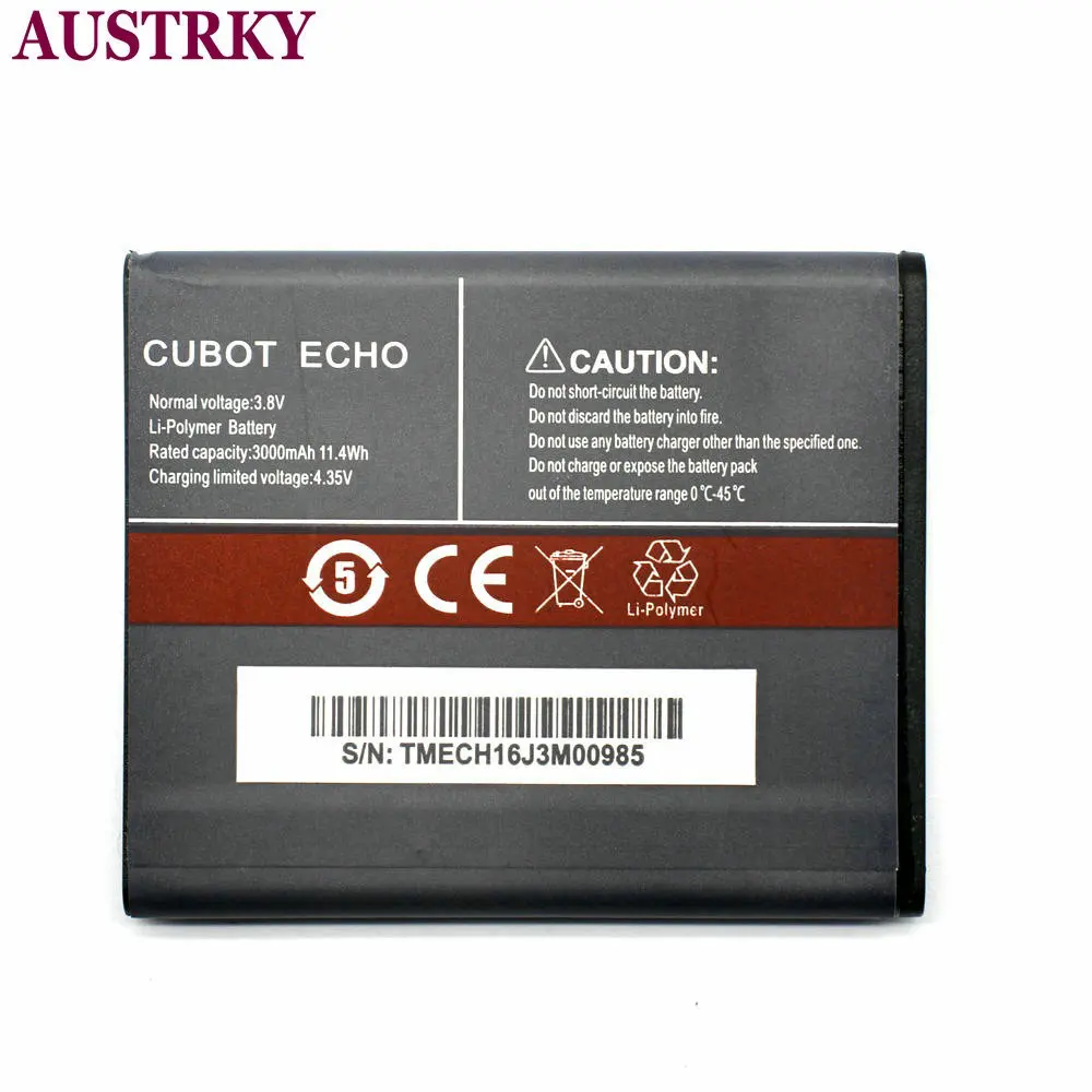 New CUBOT ECHO Battery 3000mAh Replacement backup battery For Mobile Phone + Tracking Code | Мобильные телефоны и
