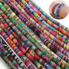 1 метр разноцветный хлопковый шнур ручной работы 6 мм круглый тканевый этнический шнурок текстильная обертка с вышивкой шнуры для изготовления браслетов своими руками