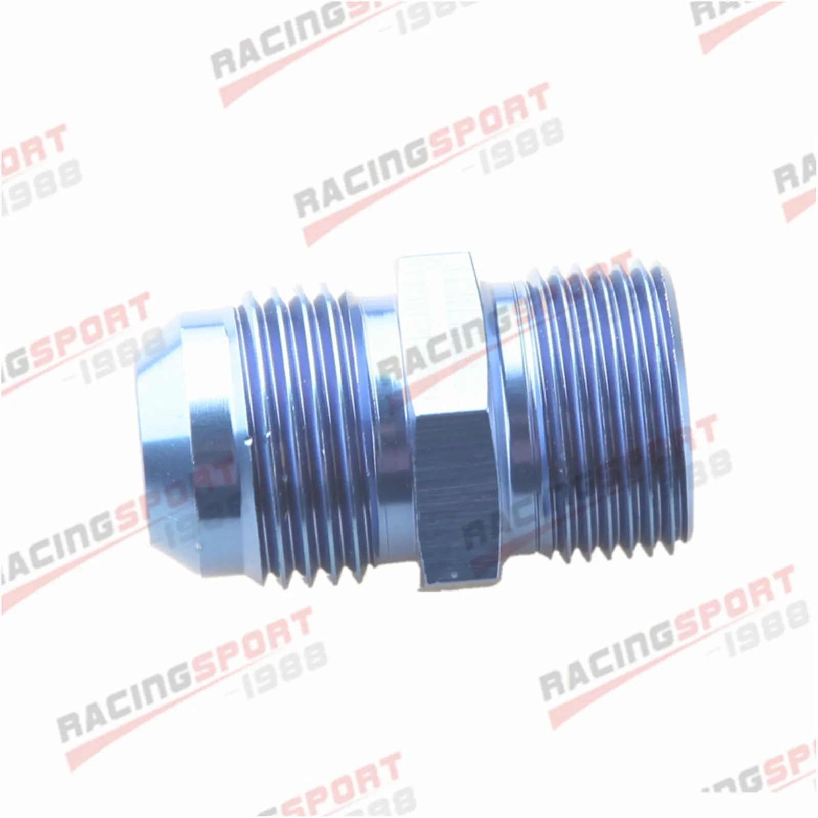 

-10AN 10AN AN10 Male Flare To M22 x 1.5 Metric Straight Fitting Black/Blue
