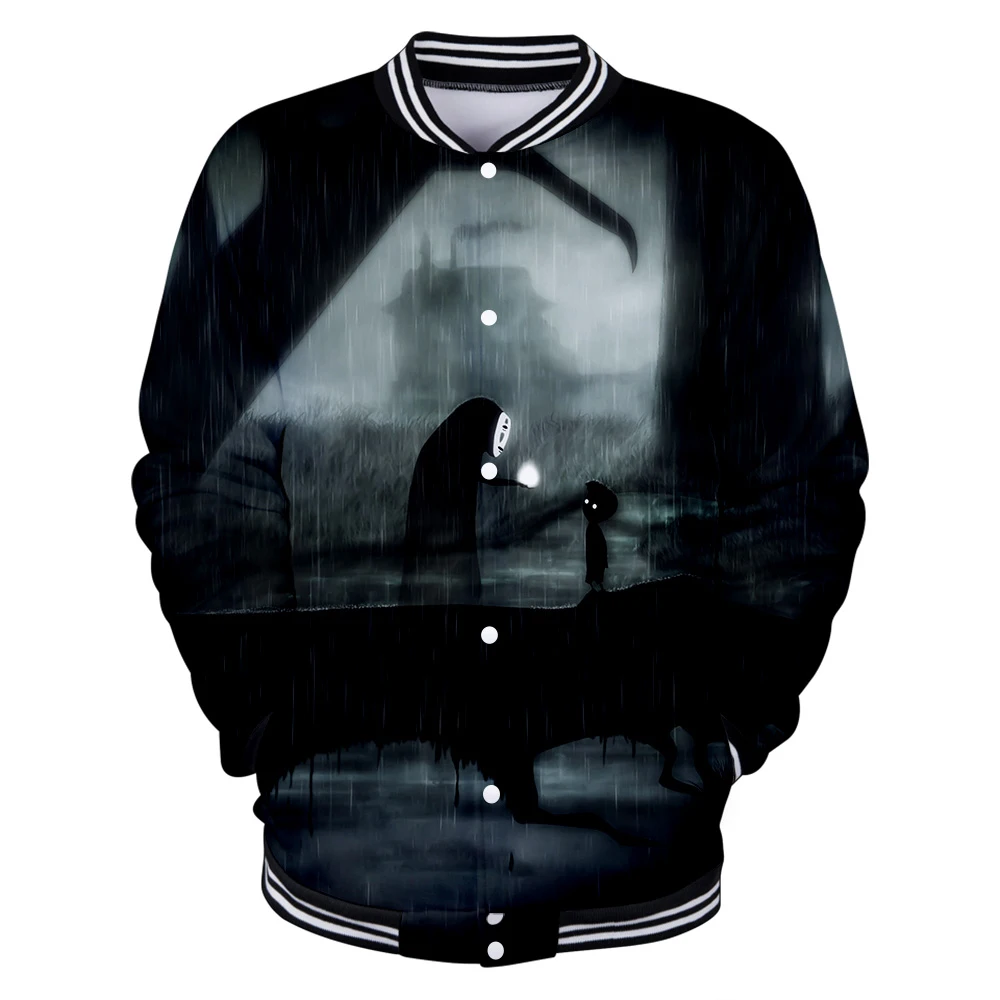 

Spirited Away 3D Printed Baseball Jackets Fashion Women/Men Hot Sale 2019 Long Sleeve Jacket Casual Streetwear Clothes