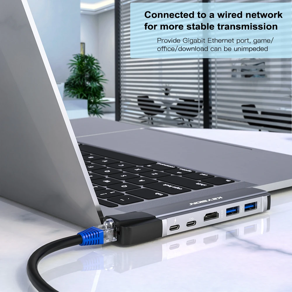 Usb хаб KEYSION C для мульти USB 3 0 HDMI адаптер usb разветвитель док станции MacBook Pro Thunderbolt HUB