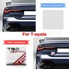 Автомобильный хвост, алюминиевый лист, автомобильный логотип, наклейка для кузова Toyota Camry 40 Corolla Wish Tacoma Highlander Prius, автомобильные аксессуары, украшение