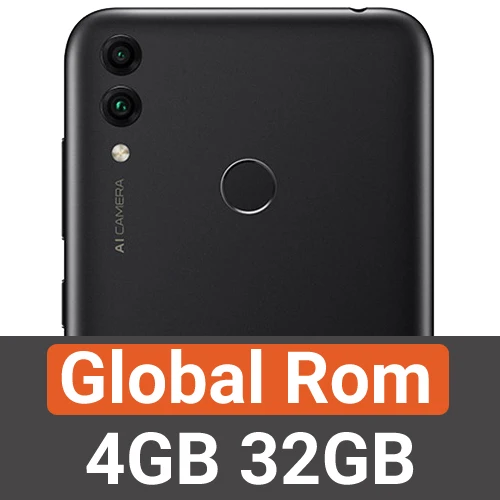 4GB 32G Black Honor 8C Global Rom 4000 мАч аккумулятор смартфон 6,26 дюймов Восьмиядерный мобильный телефон Snapdragon 632 с двумя sim-картами - Цвет: 4GB 32G Black
