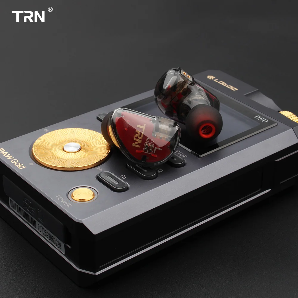 Гибридные наушники вкладыши TRN V30 1DD + 2BA Hi Fi для бега занятий спортом стерео с