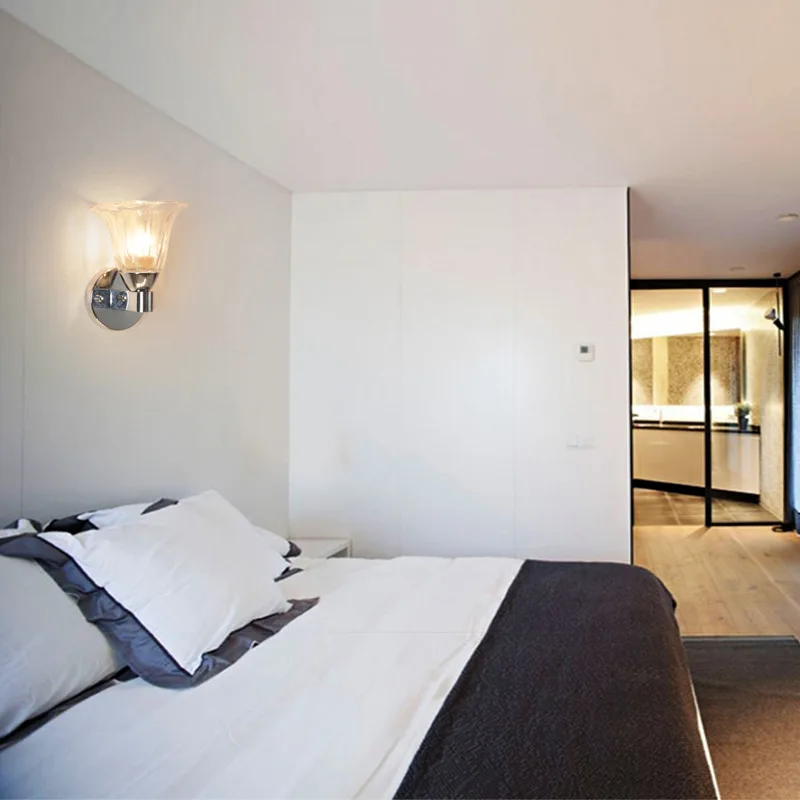 

Modern Wall Sconce Wall Lamp Luminary E27 bedroom living room Bedside Lamps Fixtures Wall Sconce Silver or Gold