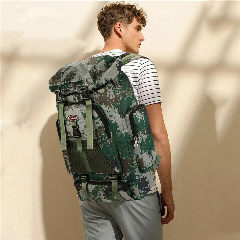 

BOW-TAC Camouflage Military Bag Tactical Bag Outdoor Sports Backpack Male Camping Hiking Waterproof Backpack Female