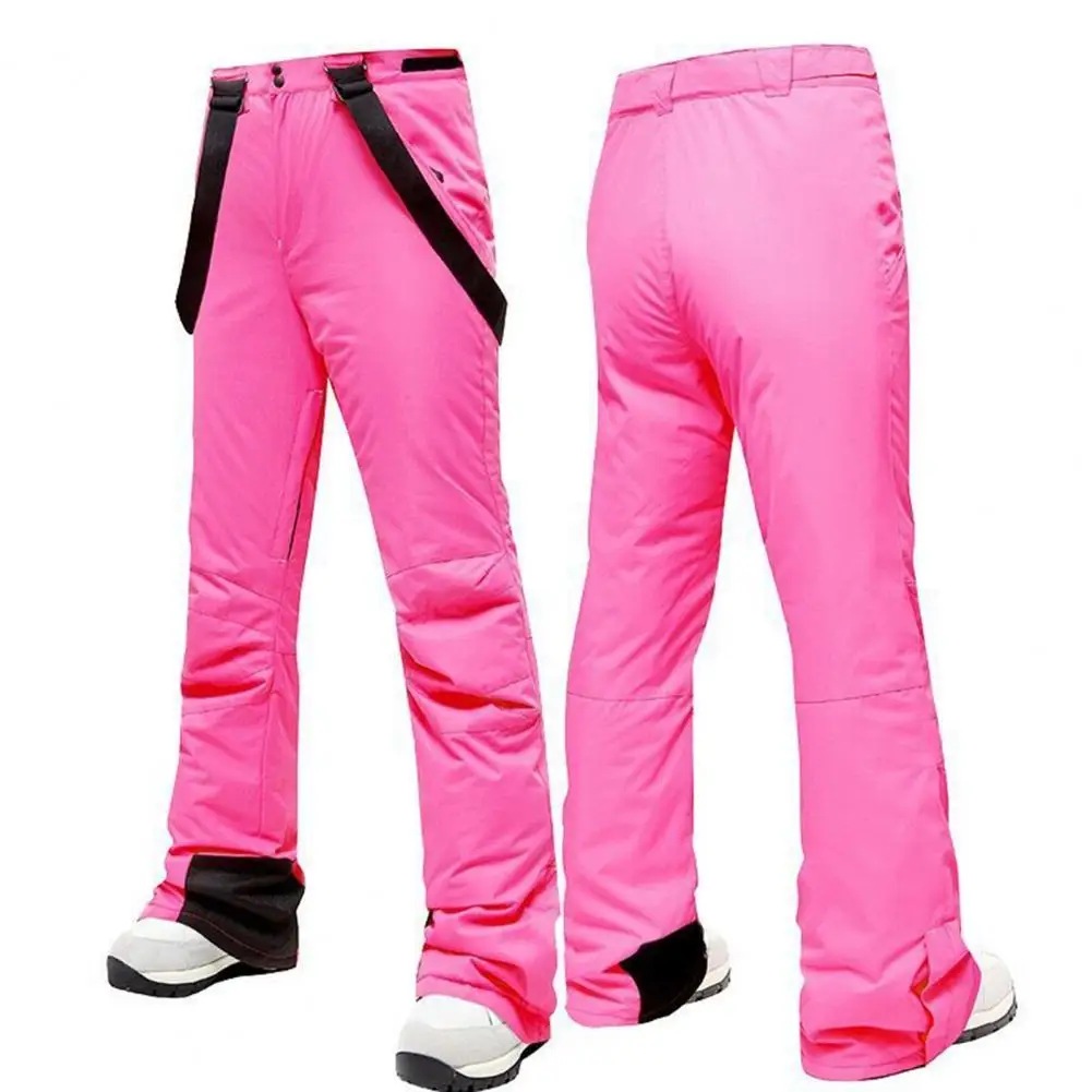 

Useful Smooth Surface Snow-proof Women Flexible Ski Snowboarding Pants for Women Snow Ski Pants Outdoor Ski Pants