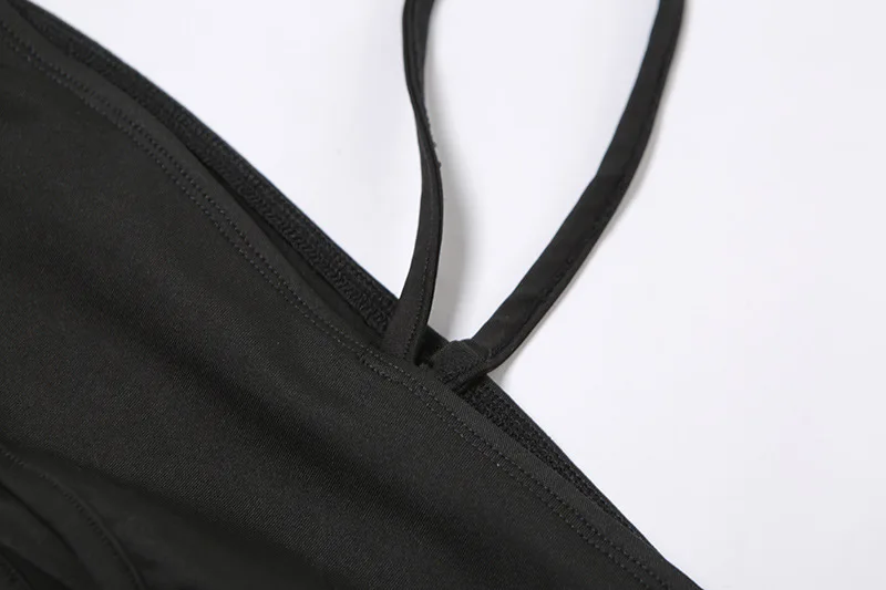 

Women Erotic One Shoulder Jumpsuit Spaghetti Strap Sexy Sheer Cut Out Asymmetrical Rompers Clubwear Party Nightclub Active Wear