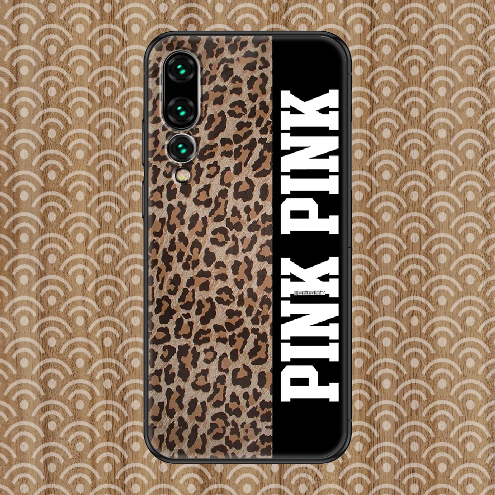 

VS Pink Brand Fashion SecretS Phone case For Huawei P Mate P10 P20 P30 P40 10 20 Smart Z Pro Lite 2019 black luxury cover trend