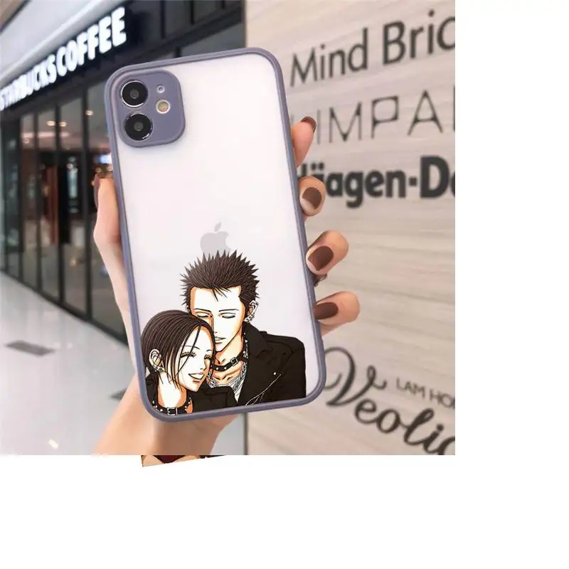 

Oosaki Nana Japan anime Phone Cases matte transparent For iphone 7 8 11 12 plus mini x xs xr pro max cover